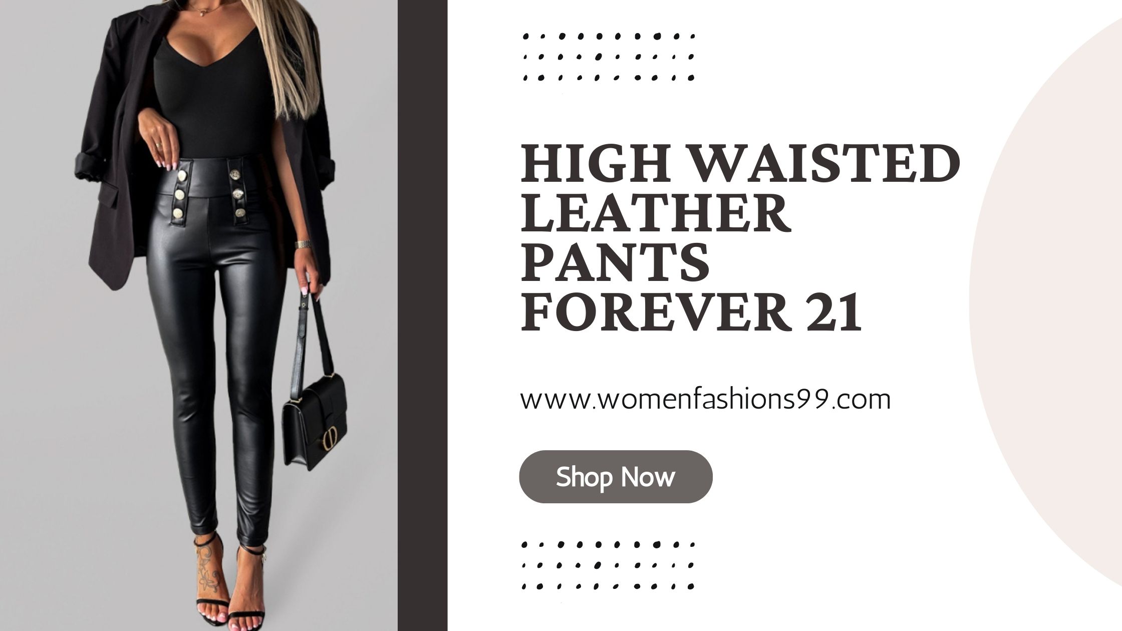 High Waisted Leather Pants Forever 21